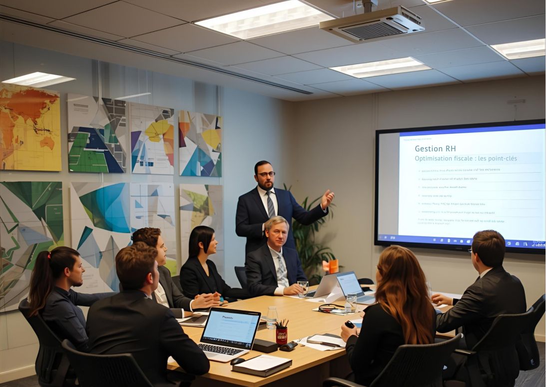 Formation RH professionnelle avec équipe engagée